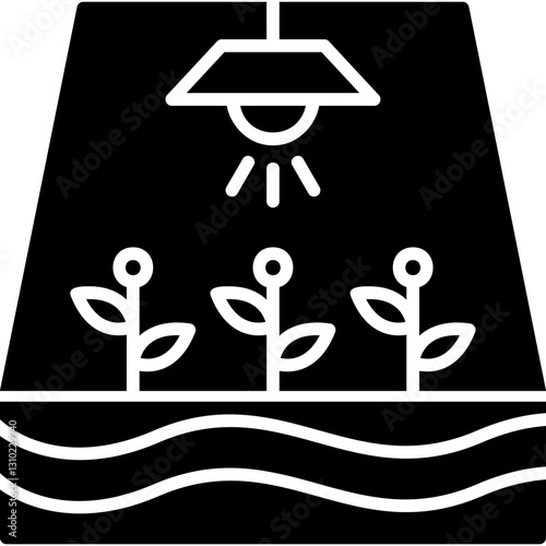 Lighting on plants Icon