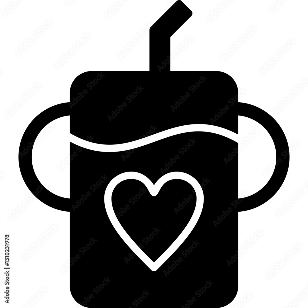 Obraz premium Baby drink Icon