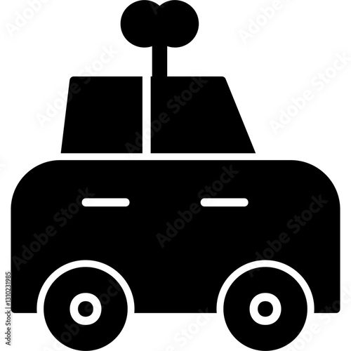 Car Toy with Key Icon