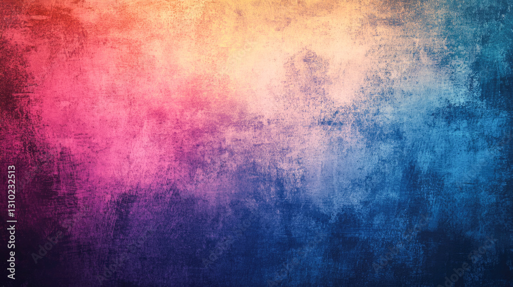 Vibrant abstract texture with gradient colors on grunge background