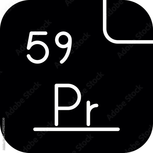 Praseodymium Icon