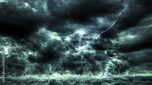 Apocalyptic Storm: A Dark and Dramatic Sky