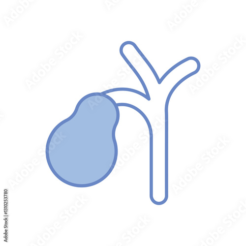 Gall Bladder vector icon