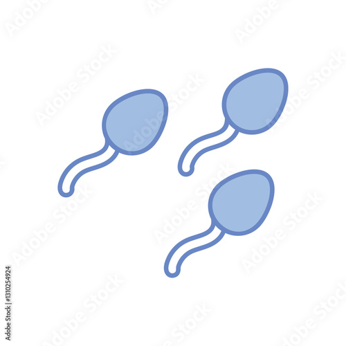 Sperm  vector icon