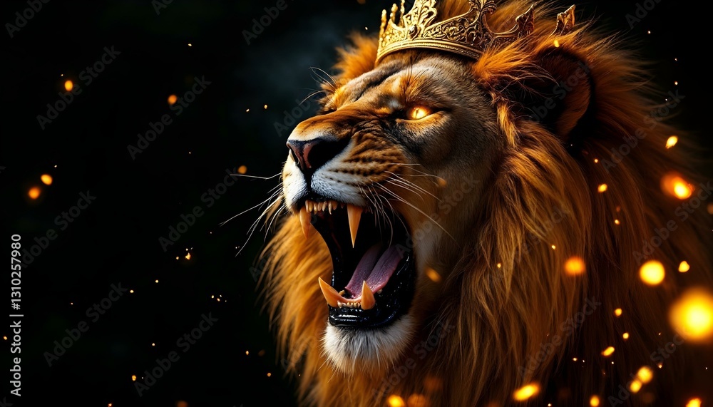 Naklejka premium Lion King of Judah