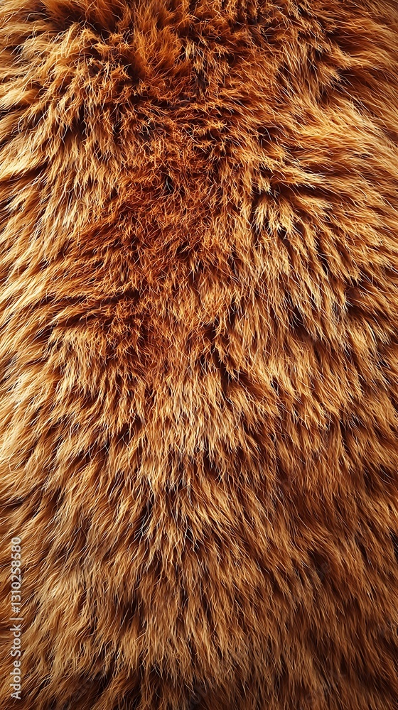 Brown Faux Fur Texture
