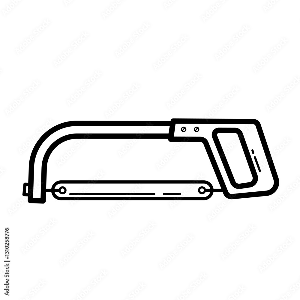 hacksaw - vector icon hacksaw - vector icon