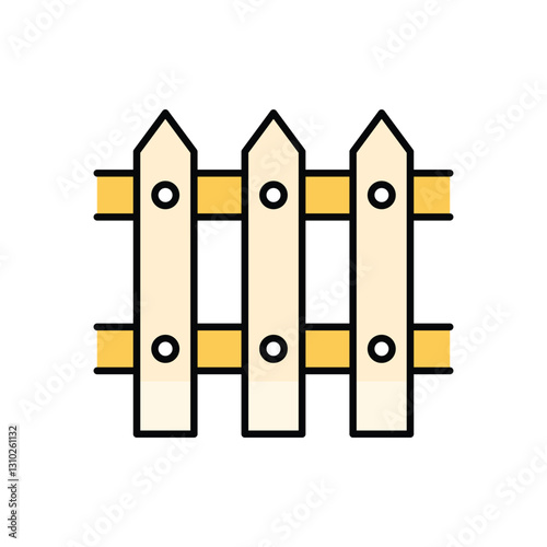 Fence Vector icon