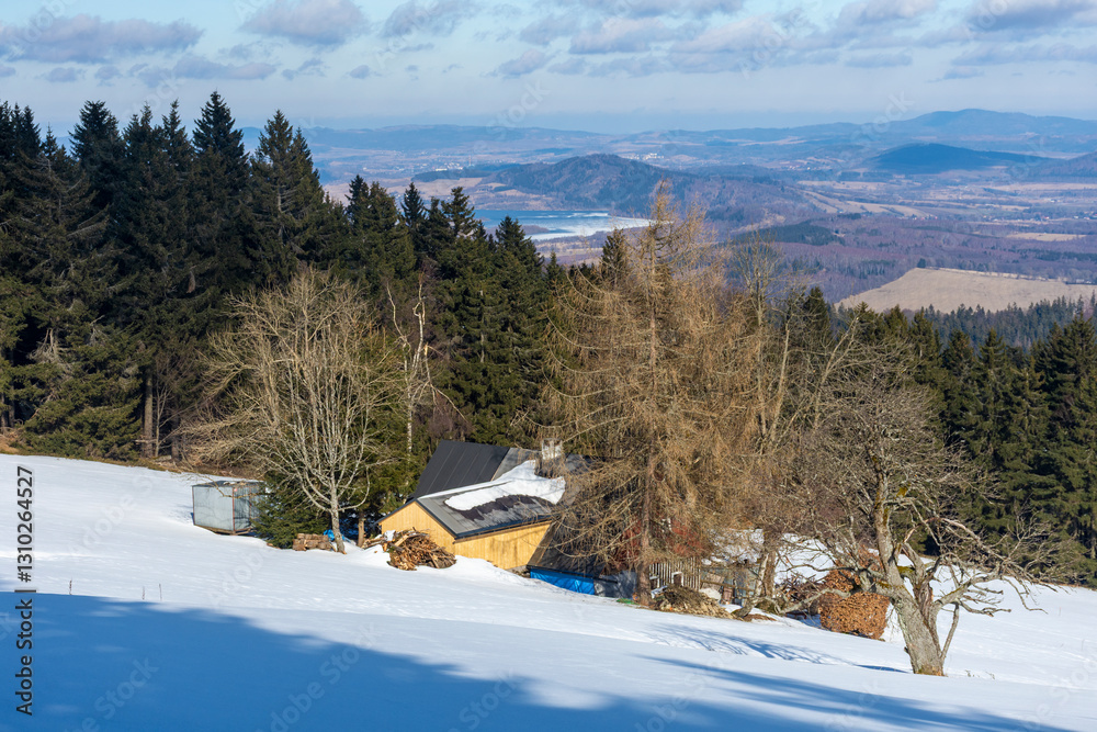 Czechy - Śnieżne Domki i panorama