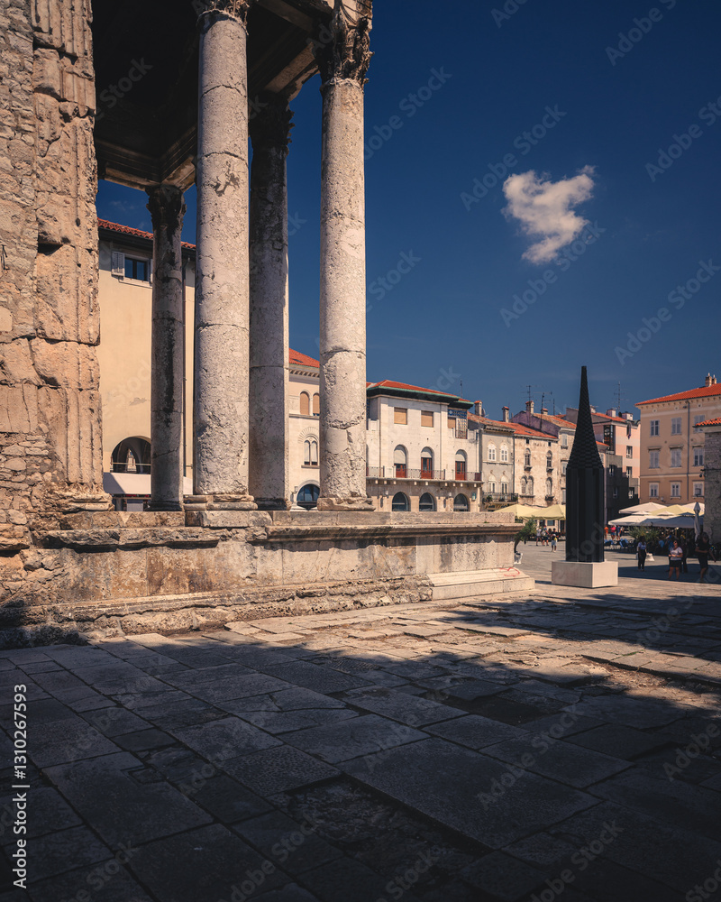 Temple of Augustus in Pula, Croatia