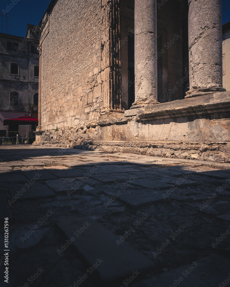 Temple of Augustus in Pula, Croatia