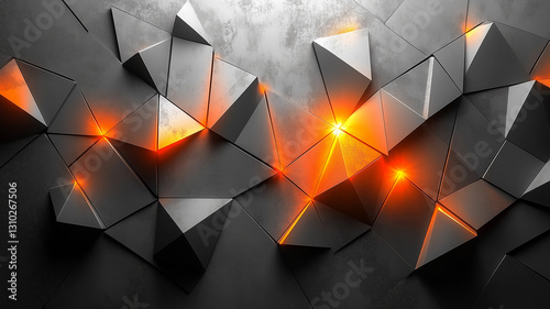 Vector geometric abstract pattern