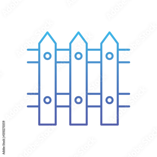 Fence Vector icon