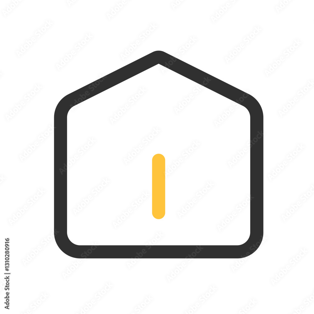 Linear Library black and yellow outline icon pack Linear Library black and yellow outline icon pack