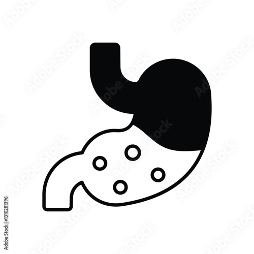 Stomach vector icon