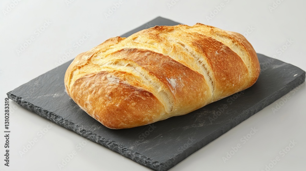 Golden Crusty Artisan Bread Loaf on Dark Slate Board Delicious Bakery Freshly Baked Food Photography Rustic Style Homemade Wheat Bread Recipe oven Golden Crusty Artisan Bread Loaf on Dark Slate Board Delicious Bakery Freshly Baked Food Photography Rustic Style Homemade Wheat Bread Recipe oven
