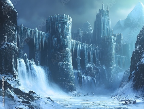 An ancient forgotten kingdom frozen in an eternal winter