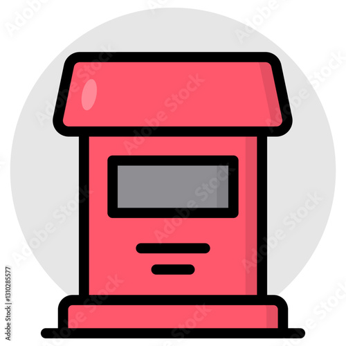 Modern design icon of letterbox