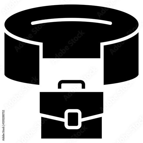 Vr Simulator Glyph Icon