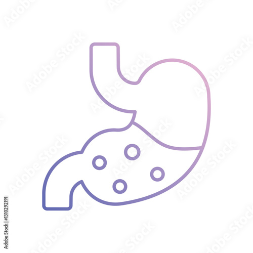 Stomach vector icon