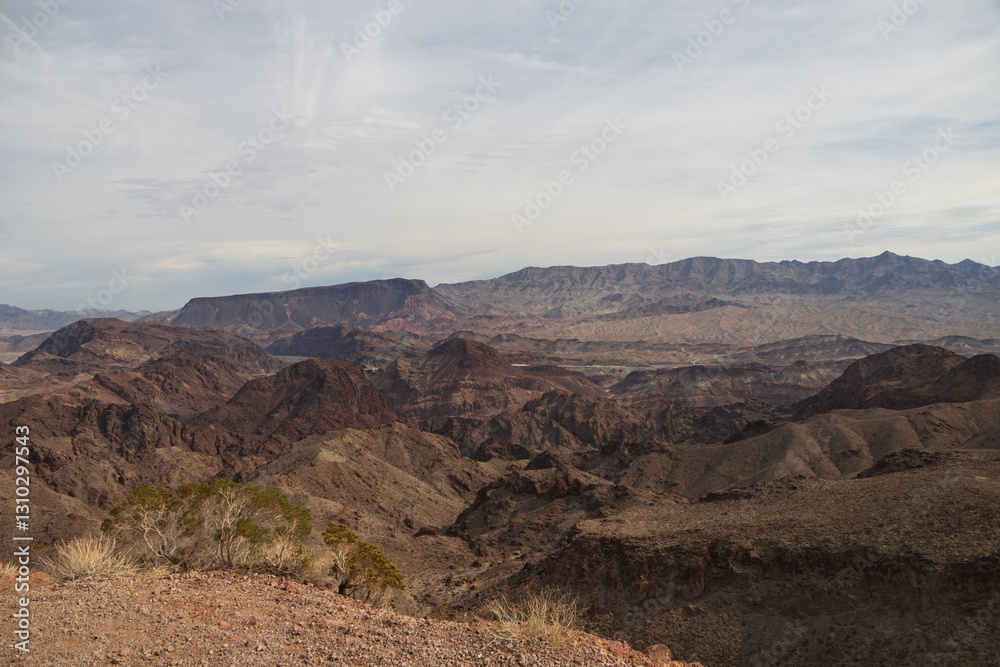 Fototapeta premium Views from Black Canyon Overlook, Nevada