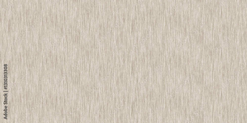 Fototapeta premium Ecru marled fabric woven effect seamless border background. Jute textile pattern for soft furnishing design ribbon trim swatch. Modern gender neutral tone on tone organic style edging.
