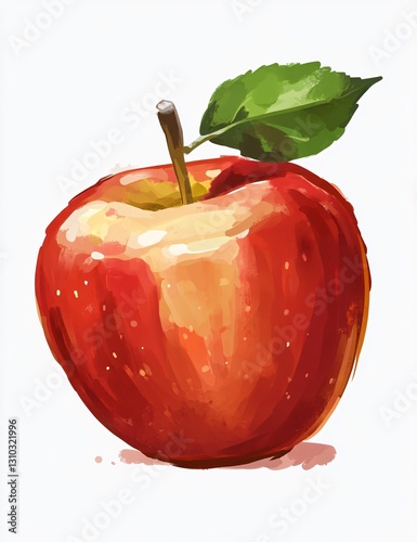 Professional Usage of Large Red Apple iPod Touch Icon for Apple App Design
