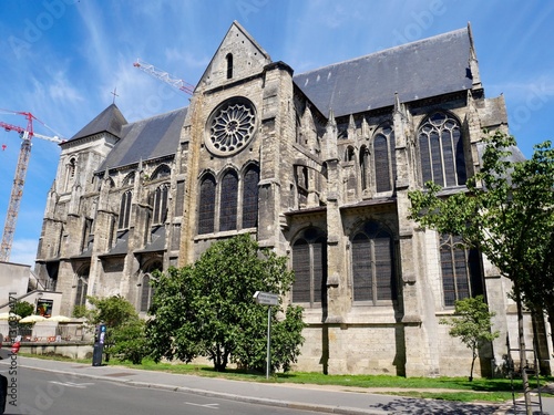 Saint Martin Basilica in Tours – Exterior View of Religious Heritage