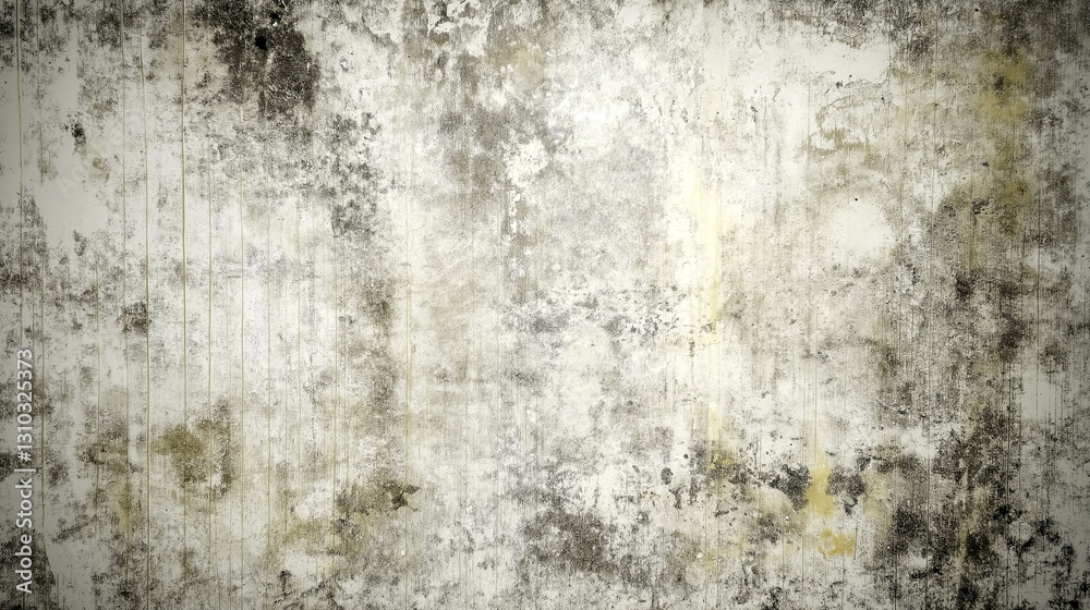 Obraz premium Rough Grey Cement Wall Background with a Faded and Industrial Look