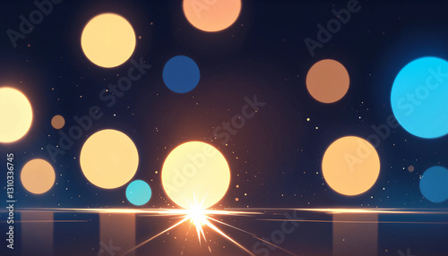 Abstract Blast Excitement Explosion Lightning Bolt Starburst Background