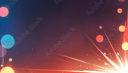 Abstract Blast Excitement Explosion Lightning Bolt Starburst Background