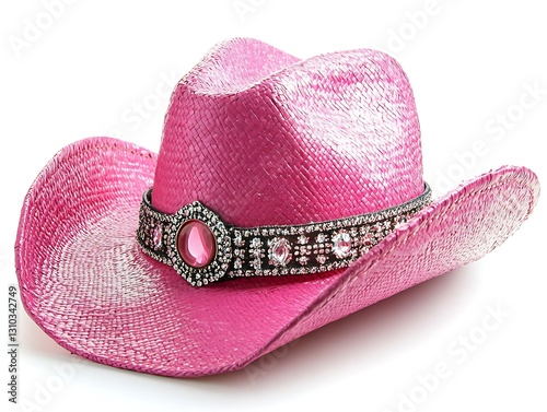 Pink Cowboy Hat, Isolated