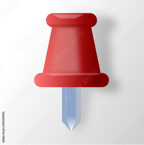 red push pin