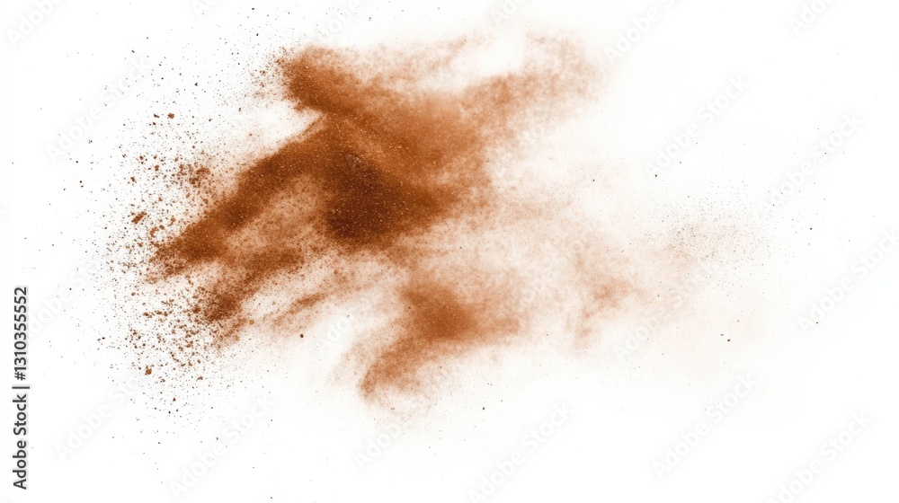 Dust eruption ground action shot studio up close frozen in time Dust eruption ground action shot studio up close frozen in time