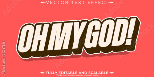 Retro sticker text effect, editable 70s and 80s text style