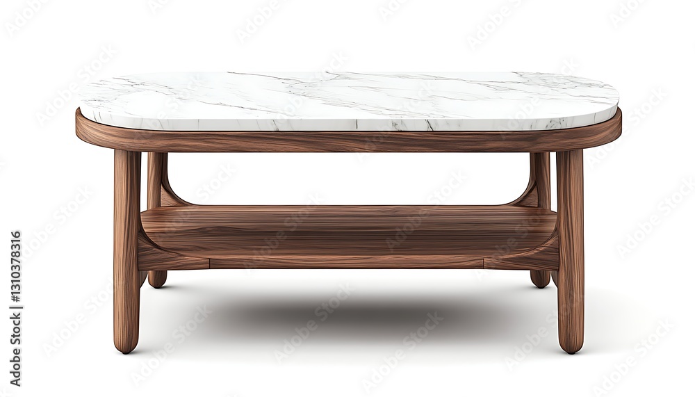 Oval Marble Coffee Table Isolated (1) Oval Marble Coffee Table Isolated (1)