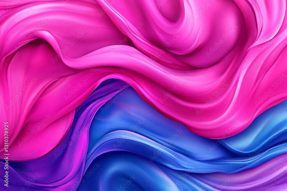 Fototapeta premium Elegant abstract background with flowing waves of vibrant color blend