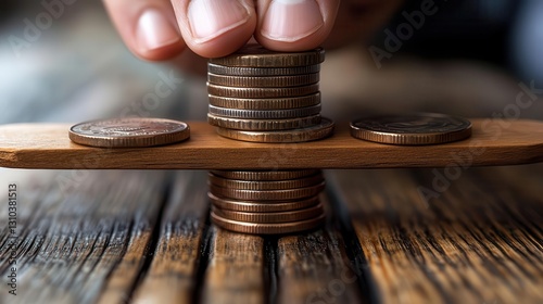 Wallpaper Mural A portfolio manager adjusting risk exposure by rebalancing between smallcap and largecap stocks, Market Cap, Strategic and calculated Torontodigital.ca