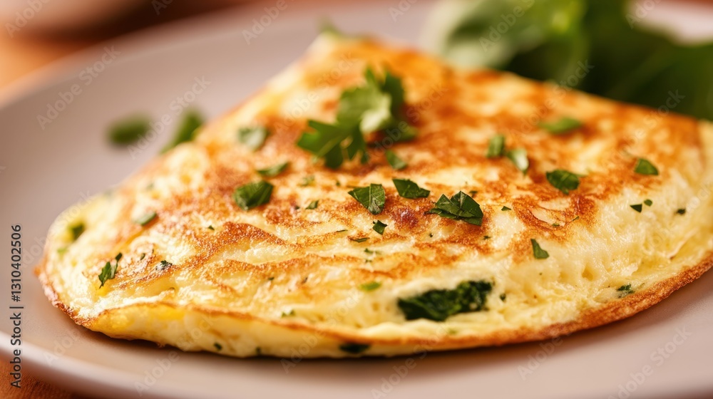 Spinach, parsley, and feta omelette with sourdough toast Spinach, parsley, and feta omelette with sourdough toast