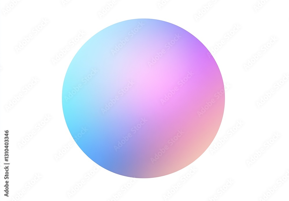 Simple and elegant circular gradient design in soft pink and blue colors for modern aesthetics : Generative AI Simple and elegant circular gradient design in soft pink and blue colors for modern aesthetics : Generative AI