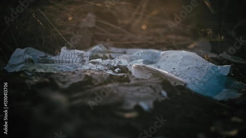 Cinematic garbage in nature