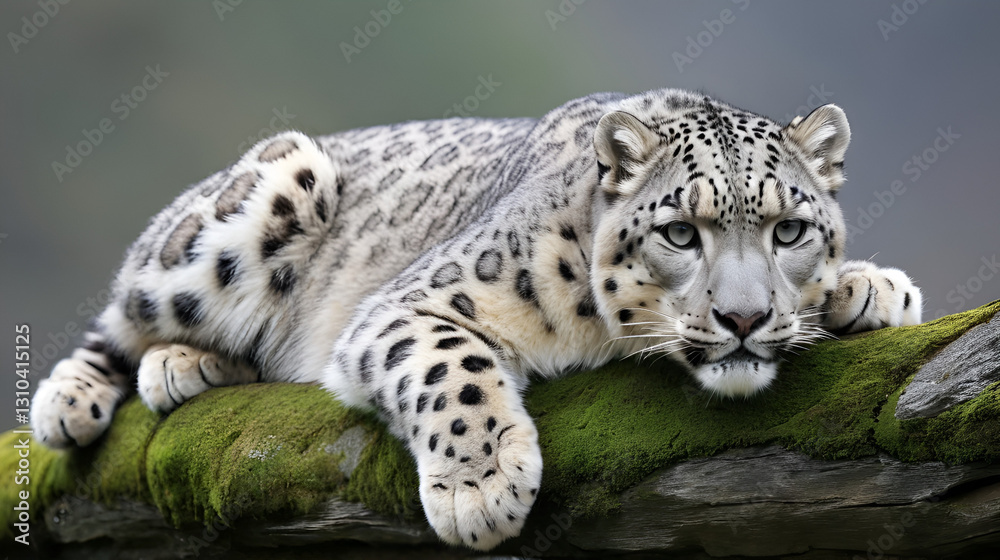 The snow leopard (Panthera uncia), also known as the ounce, is a felid in the genus Panthera native to the mountain ranges of Central and South Asia. It is listed as Vulnerable on the IUCN Red List. The snow leopard (Panthera uncia), also known as the ounce, is a felid in the genus Panthera native to the mountain ranges of Central and South Asia. It is listed as Vulnerable on the IUCN Red List.