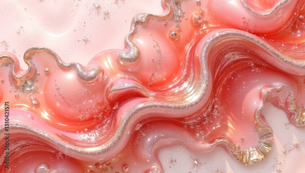 Red and pink fluid abstract background Red and pink fluid abstract background