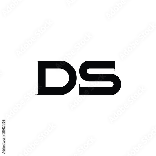Free Download DS monogram logo design letter text name symbol monochrome logotype alphabet character simple logo - GFXLoad