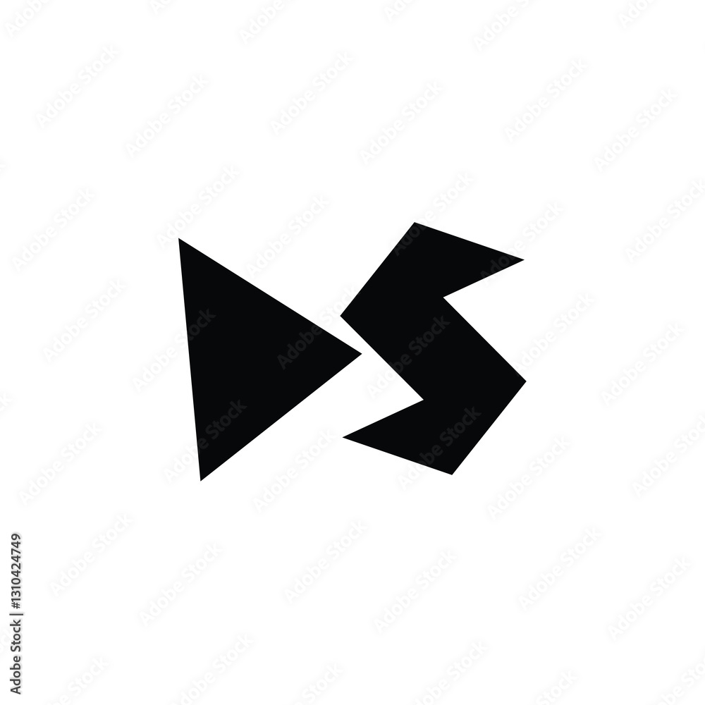 DS monogram logo design letter text name symbol monochrome logotype alphabet character simple logo DS monogram logo design letter text name symbol monochrome logotype alphabet character simple logo