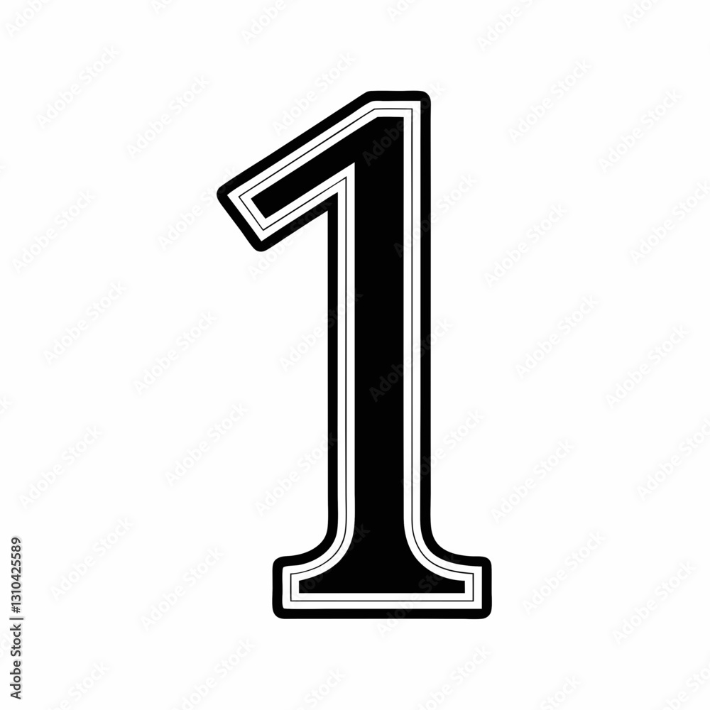 a graphic illustration of the number a graphic illustration of the number
