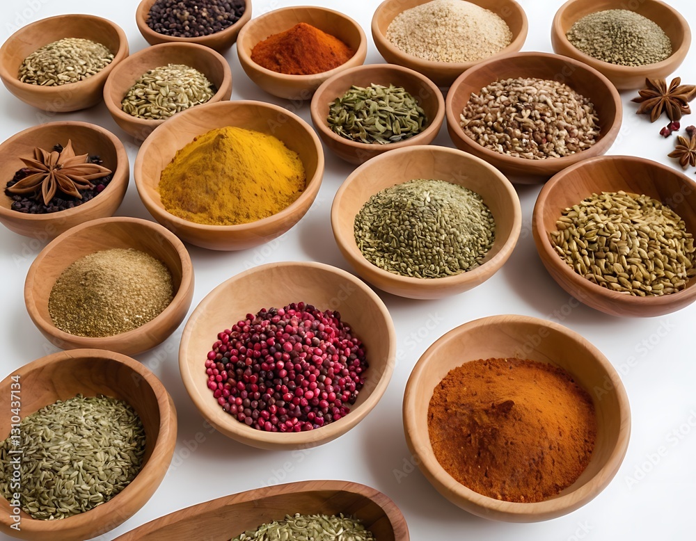 Spices and herbs on table top with copy space,Spices and herbs in old spoons isolated on white background,herb, ingredient, paprika, spice, spoon, turmeric, food, table,534 Spices and herbs on table top with copy space,Spices and herbs in old spoons isolated on white background,herb, ingredient, paprika, spice, spoon, turmeric, food, table,534