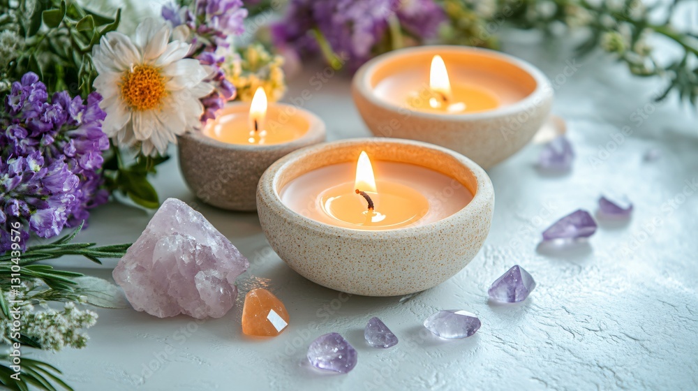 Professional Aromatherapy Setup for Relaxation and Wellness with Burning Essential Oils Professional Aromatherapy Setup for Relaxation and Wellness with Burning Essential Oils