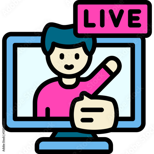 live broadcast icon