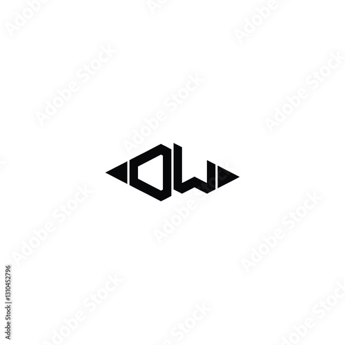 Free Download DW monogram logo design letter text name symbol monochrome logotype alphabet character simple logo - GFXLoad